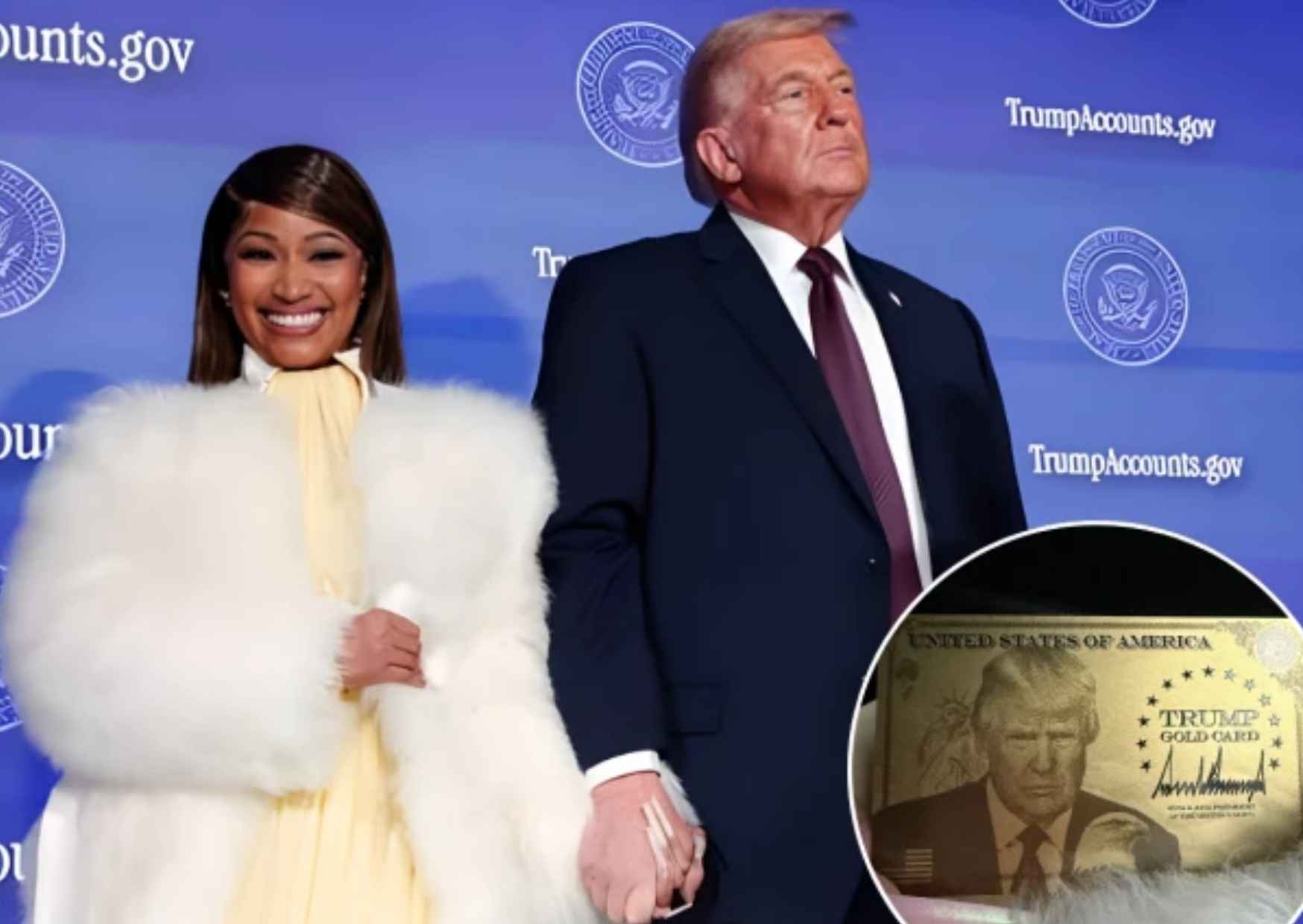 Nicki Minaj Sparks Controversy After Flaunting Trump ‘Gold Card’ Visa