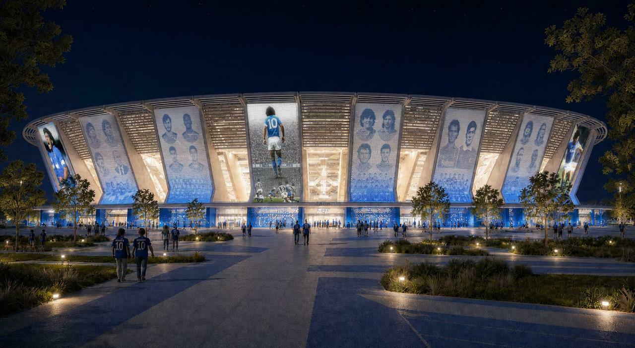 Euro 32, De Laurentiis va avanti sul progetto stadio a Napoli Est: &laquo;Voglio un altro stadio&raquo;