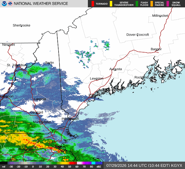 Flood watch issued for much of NH; forecast calls for heavy rain, thunderstorms