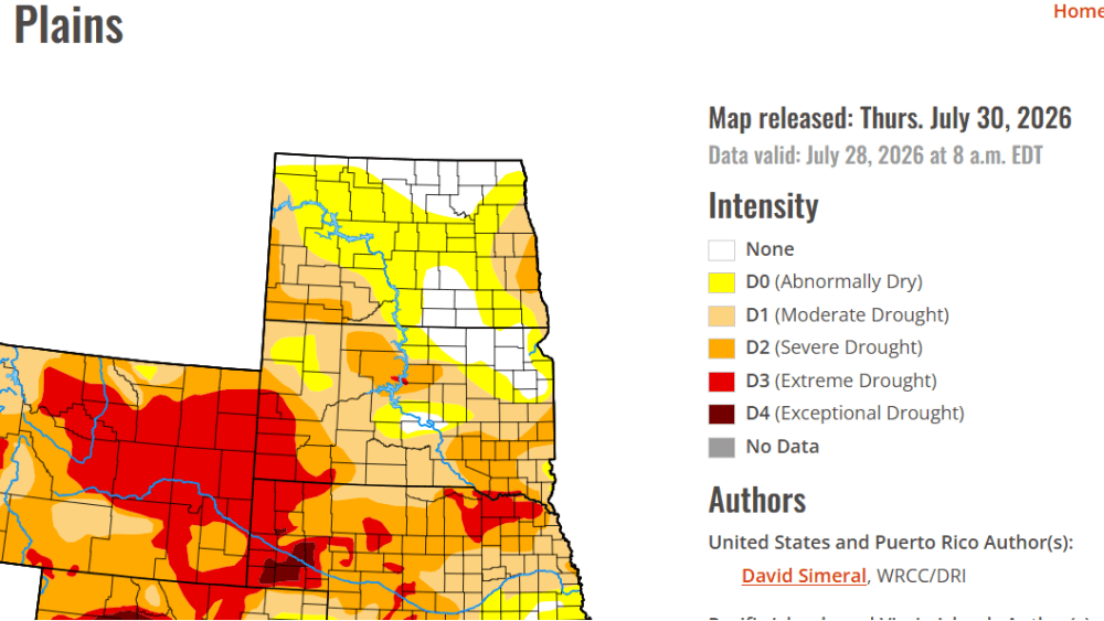 Drought conditions worsen….BUT….rain is back in the forecast