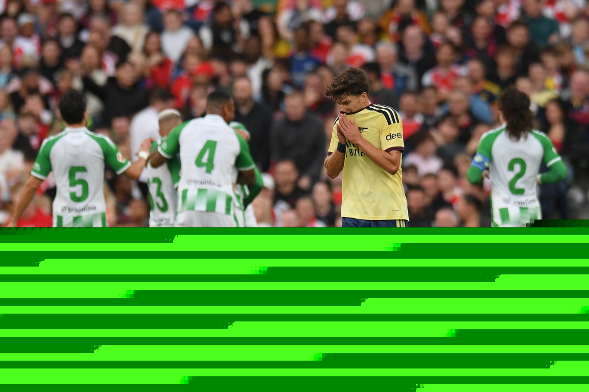 Arsenal v Real Betis LIVE: Hincapie scores from a corner but Gunners still trail in Dublin friendly