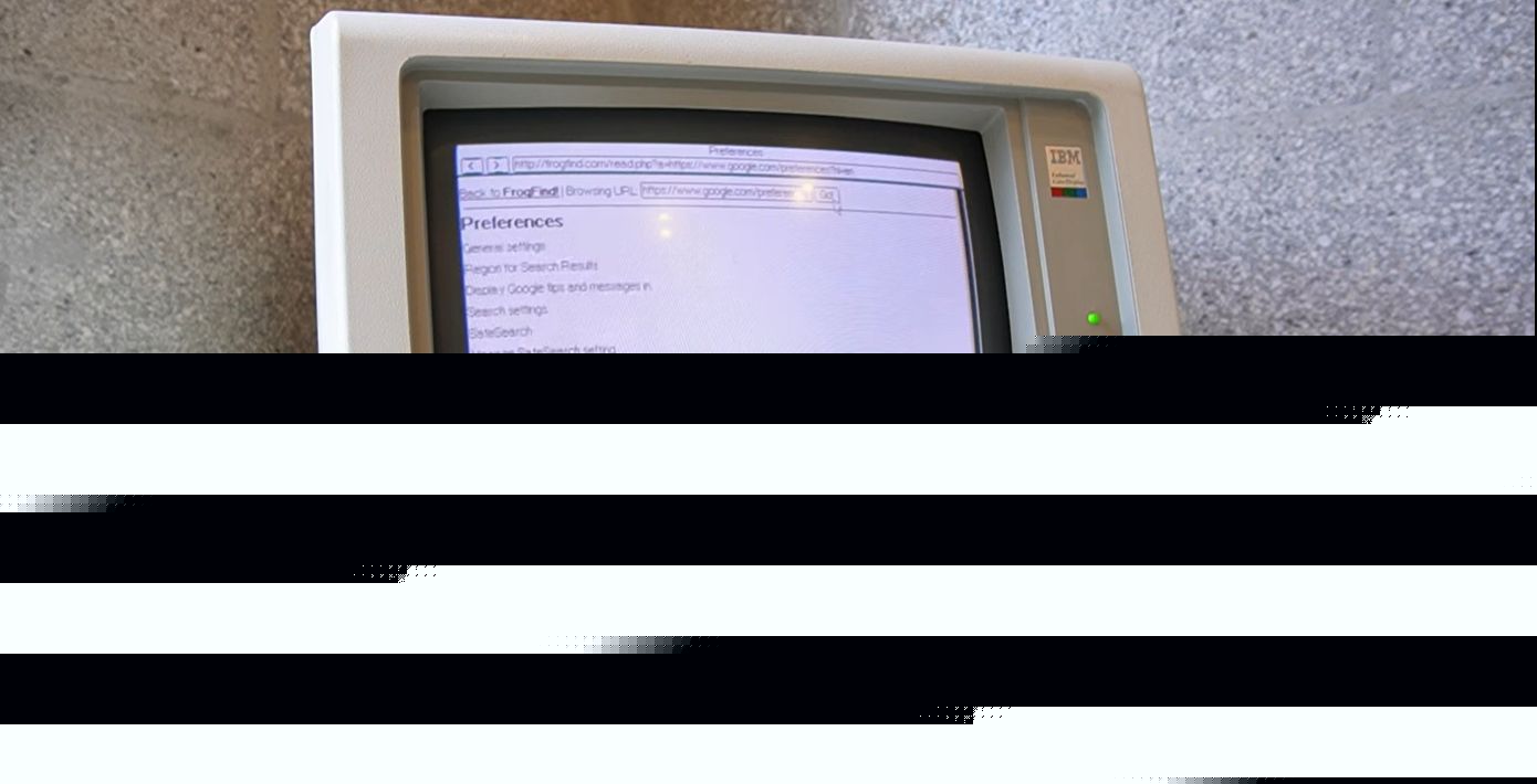 Comment on Browsing The WWW On a 1980s IBM PC Using MicroWeb by Downgrade
