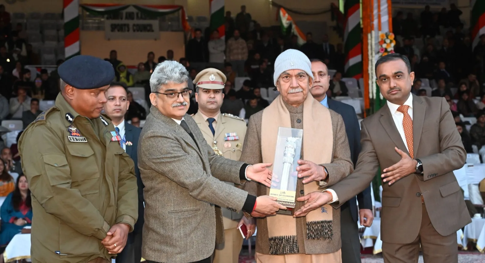 77th Republic Day celebrations culminate with Beating Retreat Ceremony