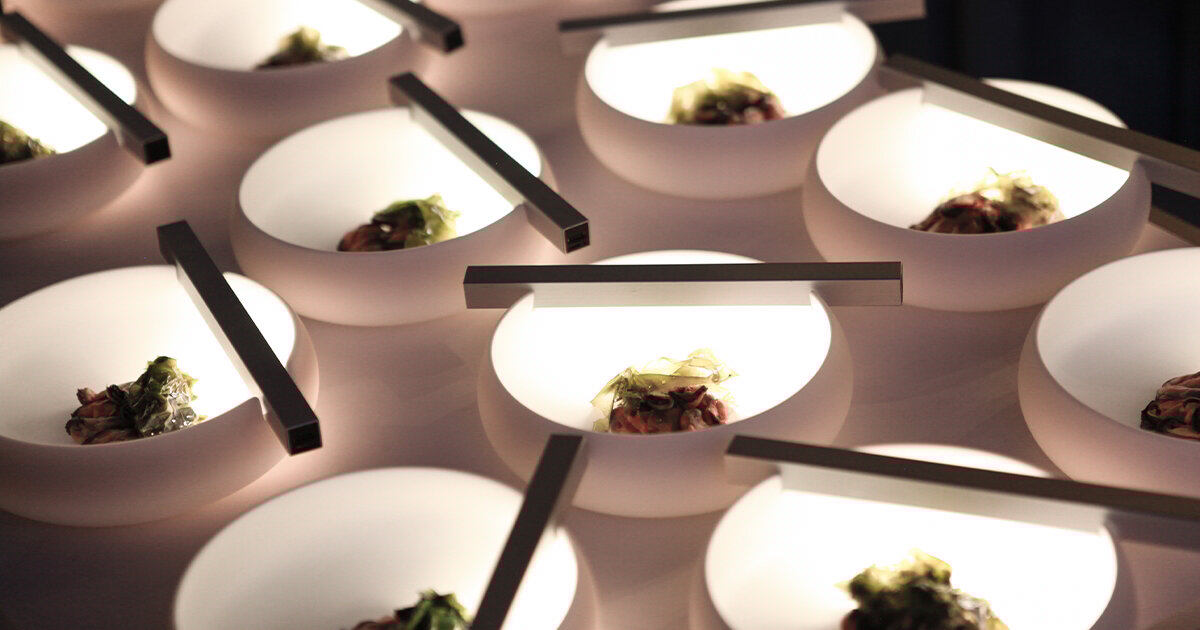 habits design transforms dining into a synchronized light performance