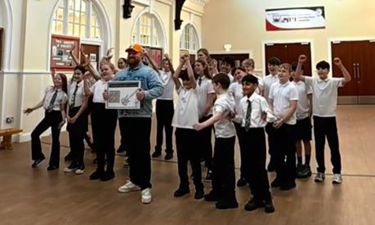 Britain’s Got Talent star Cammy Barnes makes surprise appearance at Fife school