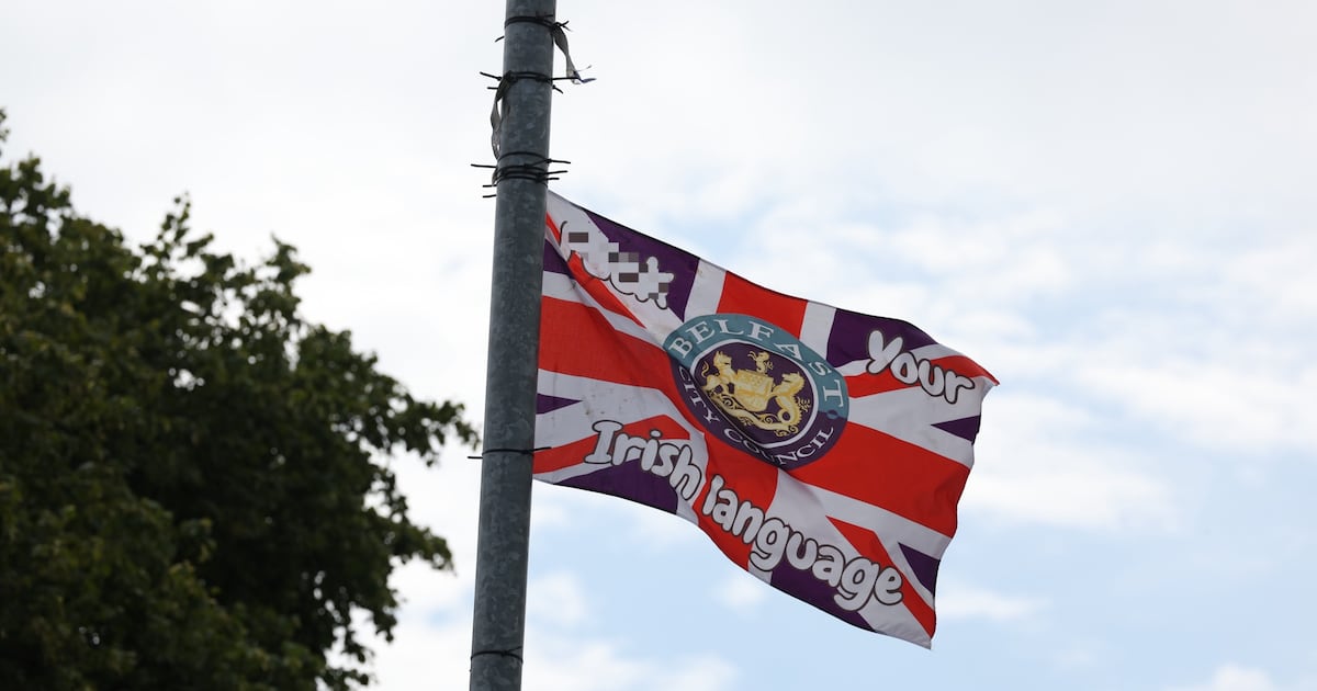 Language rights group calls on PSNI and government department to remove anti-Irish flags