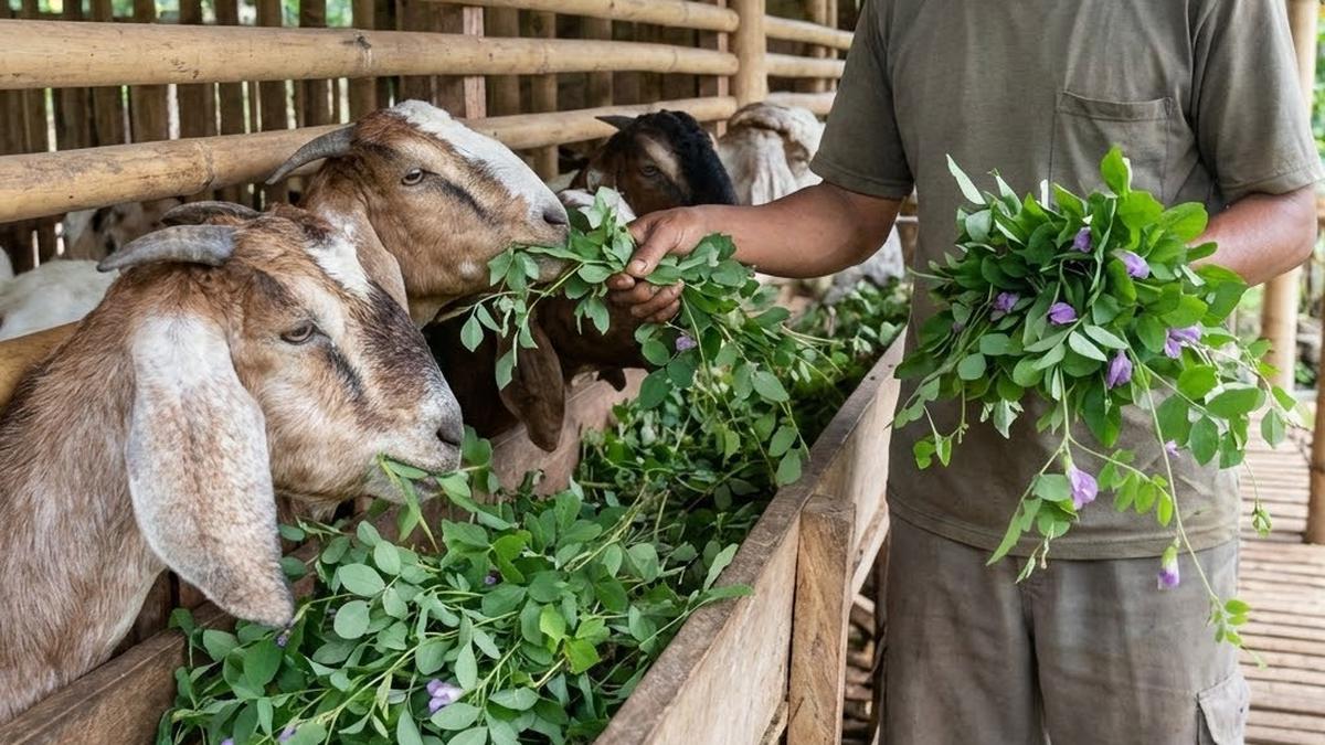 5 Alternatif Pakan Kambing dari Daun Gulma Sawah yang Sering Dibuang, Bergizi dan Tinggi Protein