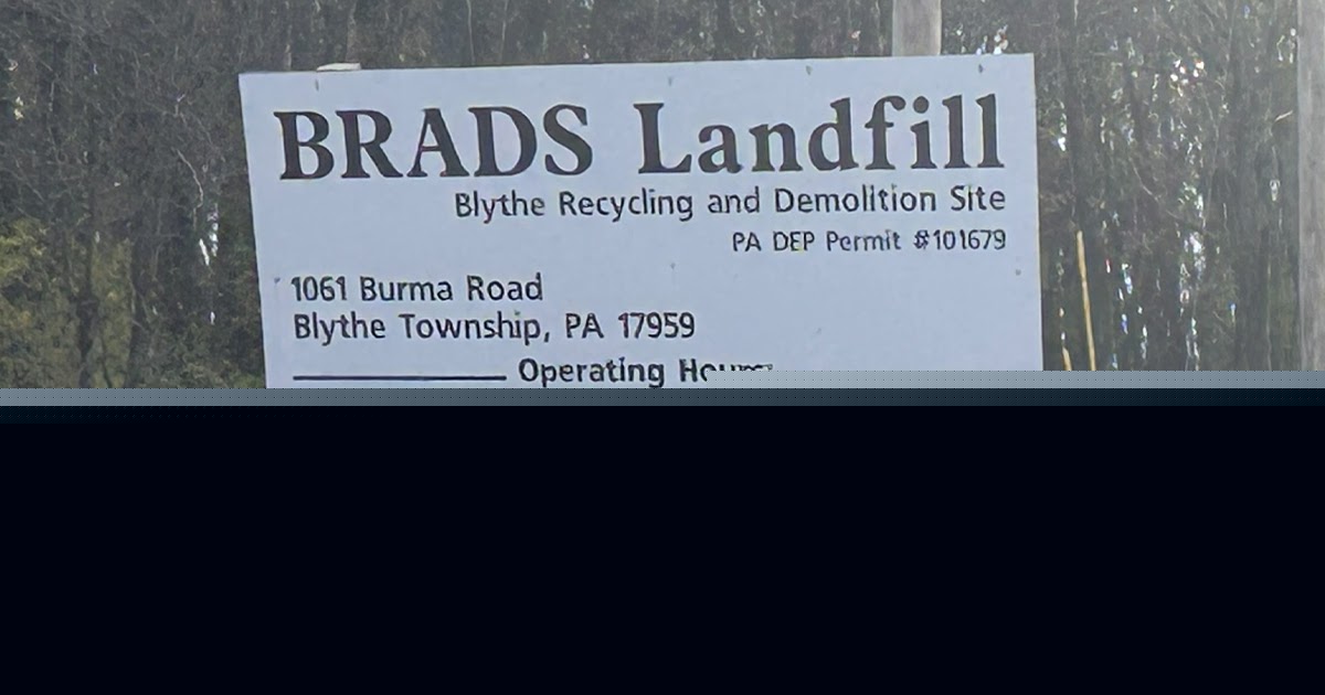 DEP Postpones Public Hearing on Proposed BRADS Landfill Permit Modification in Schuylkill County