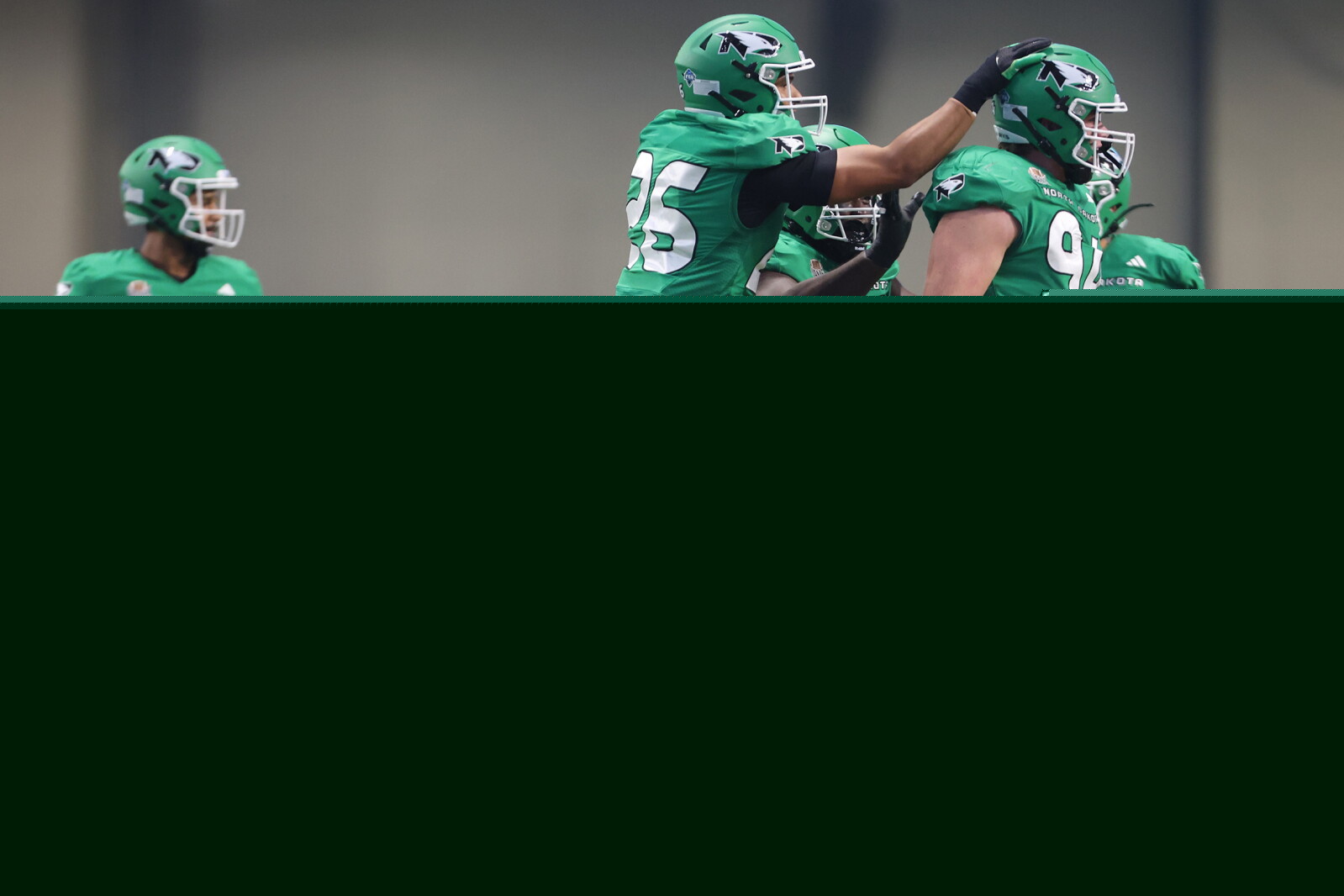 UND's run defense ranks No. 9 in the FCS, giving up about 100 fewer yards per game than 2024