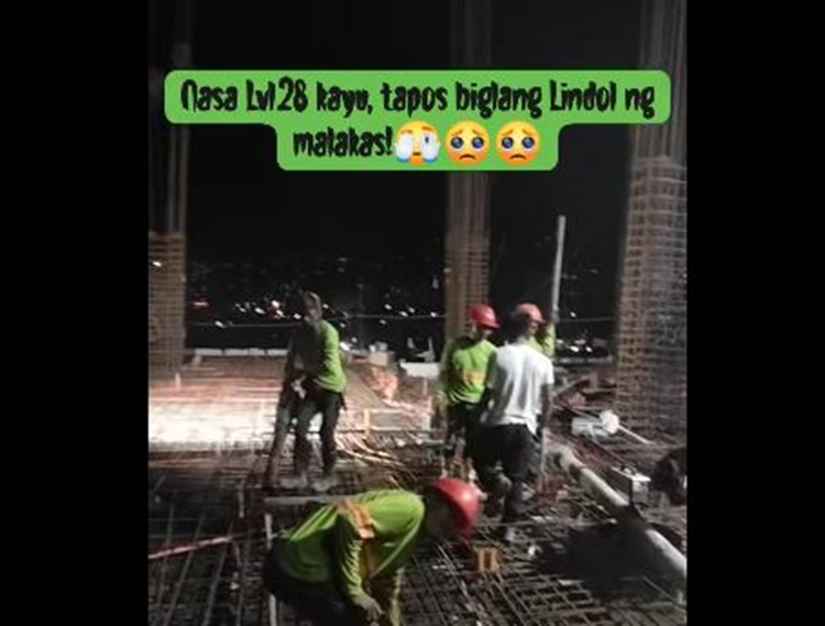 Construction Workers on 28th Floor Caught in Strong Earthquake in Cebu