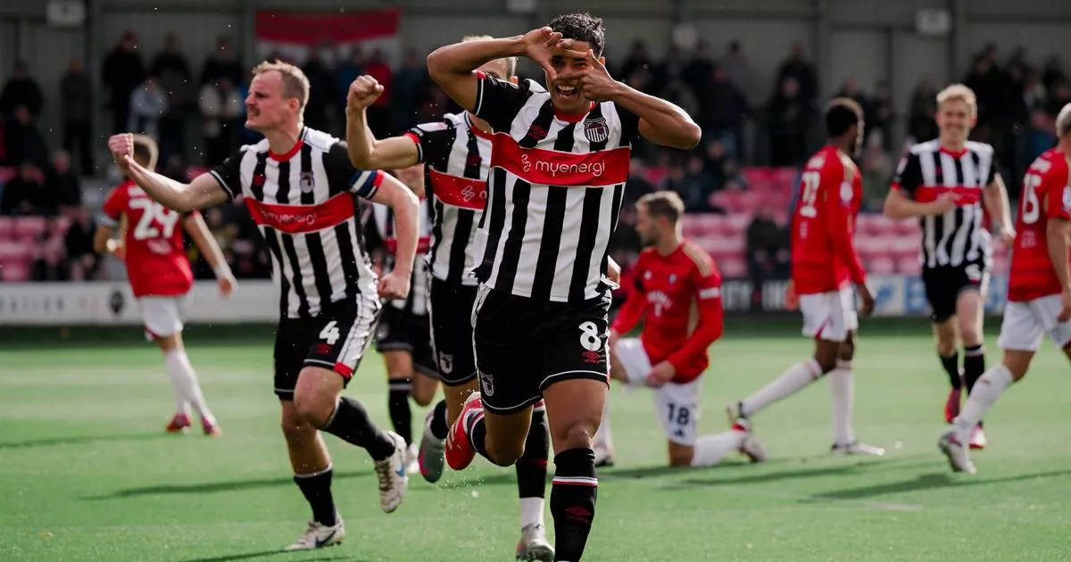Grimsby Town up to third after win at Salford City