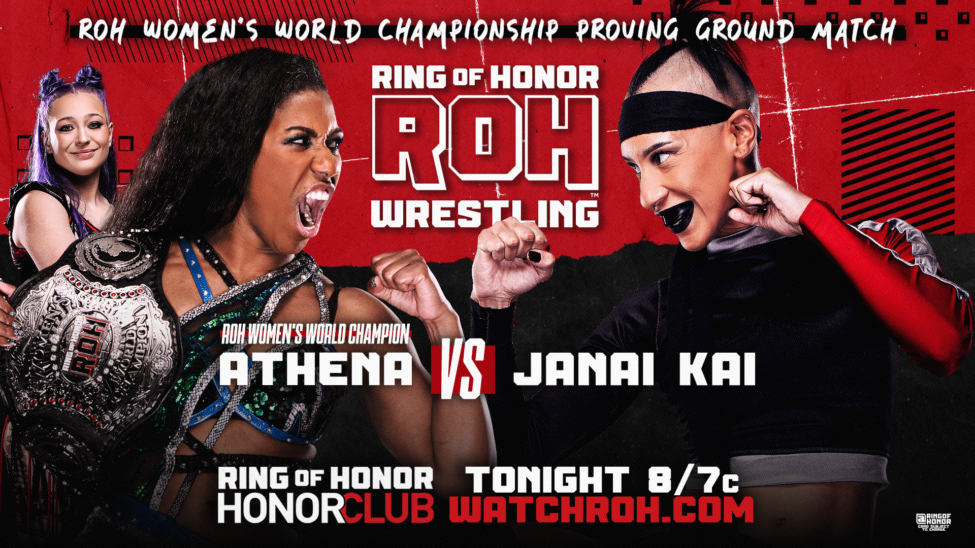 ROH TV live results: Athena vs. Janai Kai, Eddie Kingston & Ortiz vs. RPG Vice