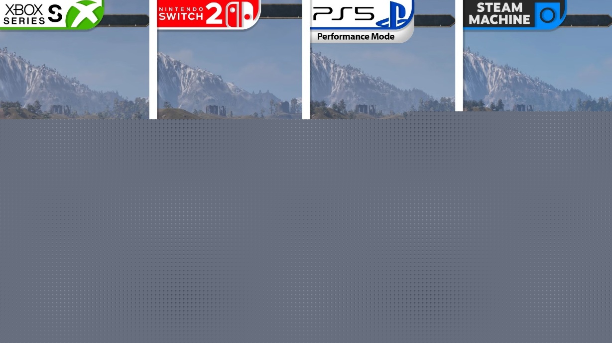 Video: The Elder Scrolls 4: Oblivion Remastered Nintendo Switch 2 vs. PS5 vs. Xbox Series S vs. Steam Machine graphics comparison