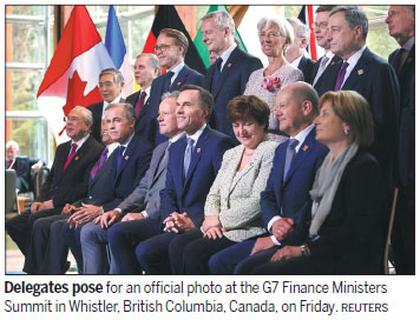 US isolated as dispute roils G7 meeting