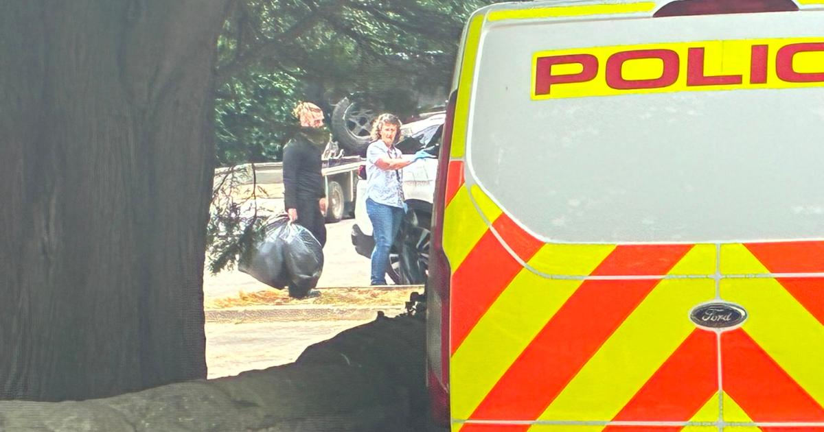 New photos show police presence at site  as Patricia Hall investigation continues