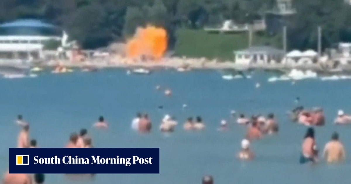 Russia says Ukrainian drone attack kills 7 at Black Sea resort beach