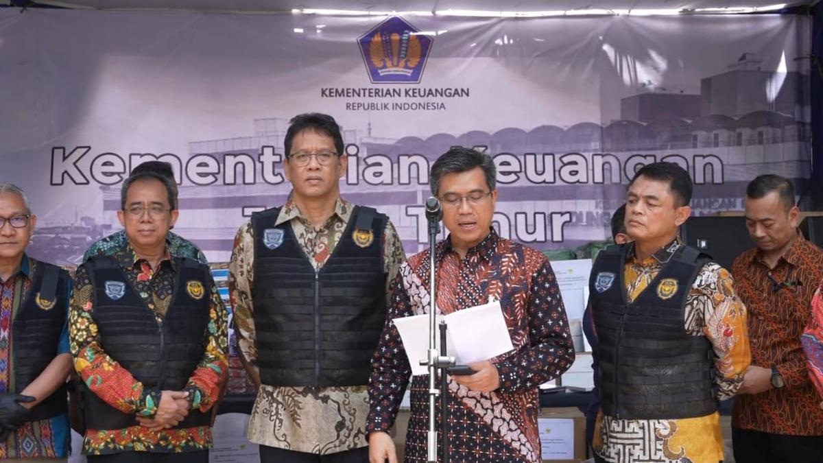 235,4 Juta Batang Rokok Ilegal Disita di Jawa Timur, Segini Kerugian Negara