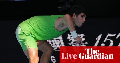 Carlos Alcaraz v Alexander Zverev: Australian Open 2026 men’s semi-final – live