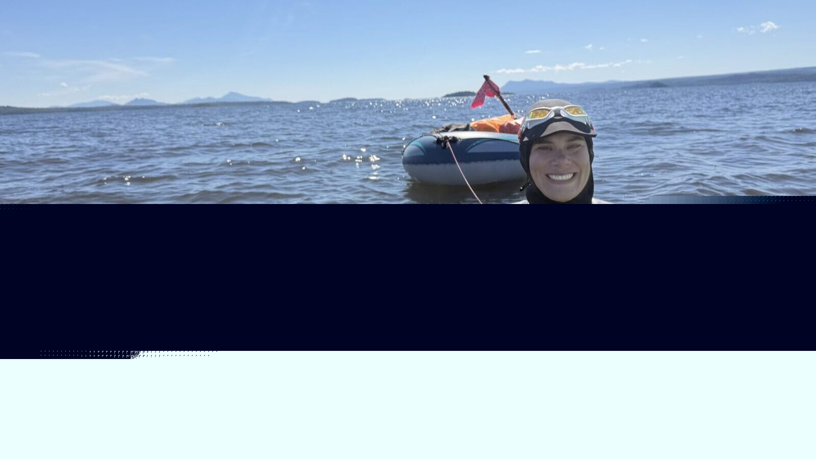 Fort St. James adventure seeker swims the length of Stuart Lake