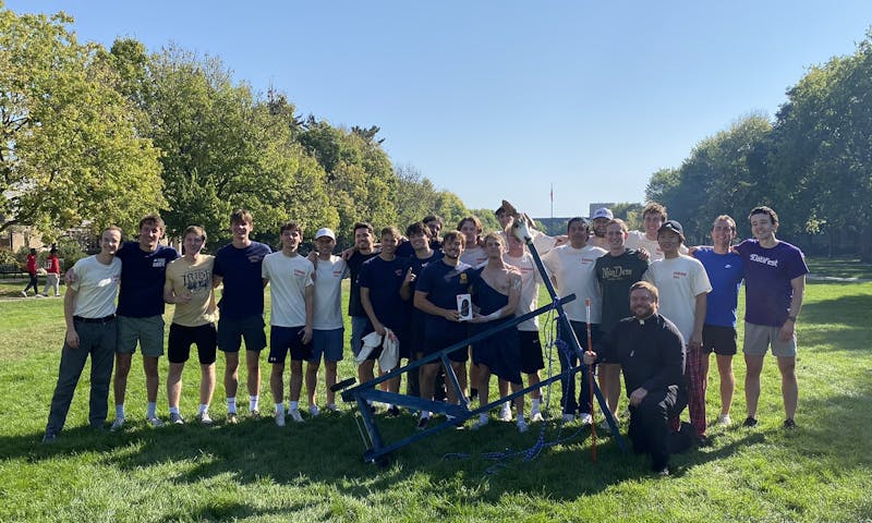 Keough Hall holds annual chariot race