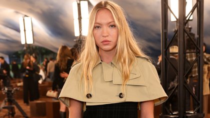 Lila Moss Gives Burberry's Signature Trench Coat a Cropped Makeover for London Fashion Week