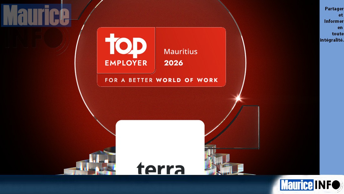 Terra débute l’année en beauté en devenant le premier groupe mauricien certifié Top Employer