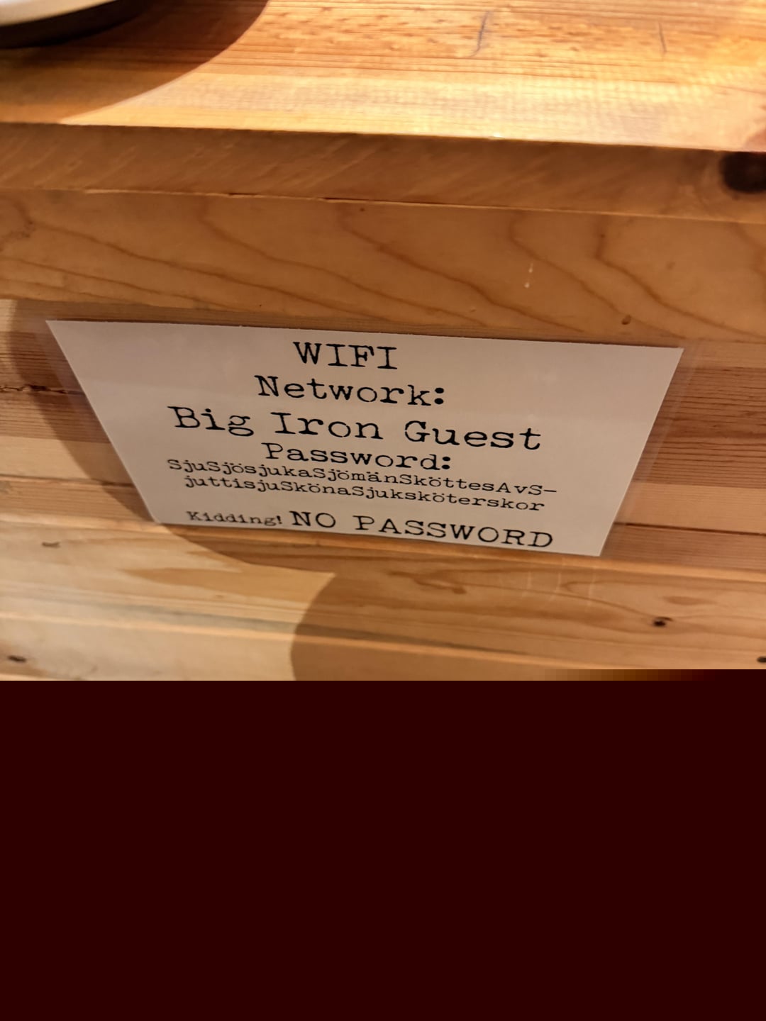 Funny Store Signs - Just kidding