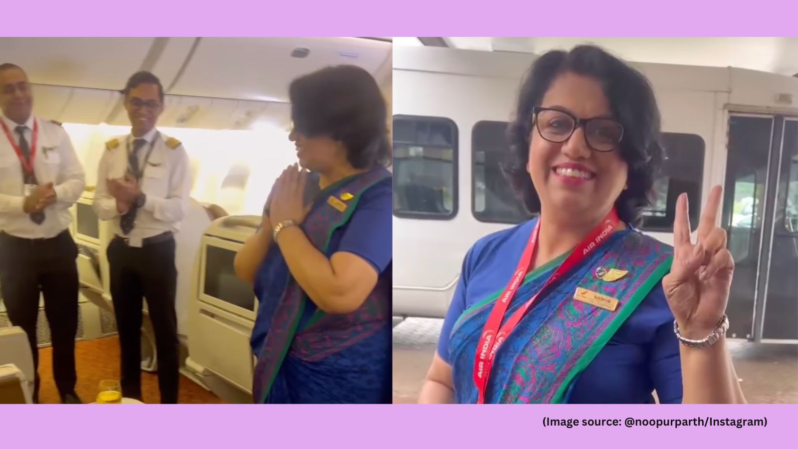 Watch: This Air India crew member’s final announcement after 35 years is pulling at the Internet’s heartstrings