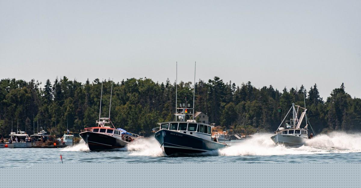 Harpswell's Lobster Boat Races Bring Speed To Maine's Coast