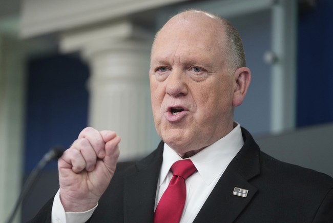 'We Are Not Surrendering the President's Mission on Immigration Enforcement': Homan Lays It on the Line