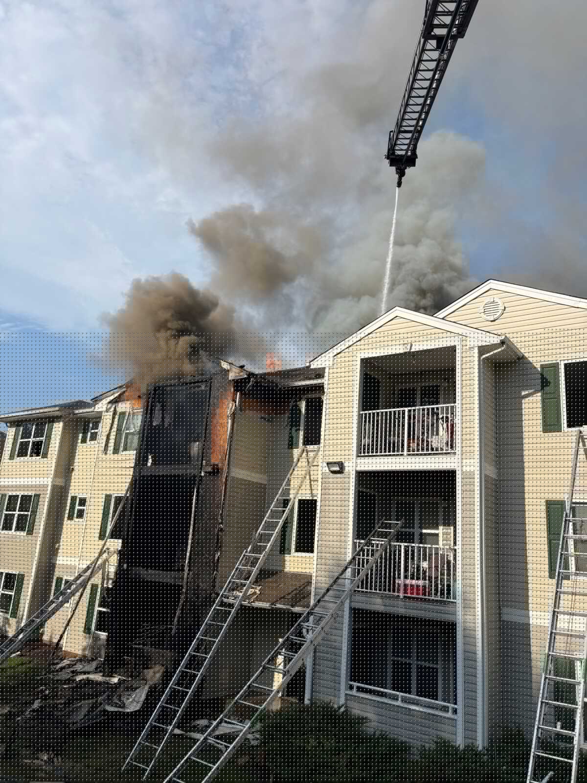 Three Alarm Fire Hits Woodbridge Apartments