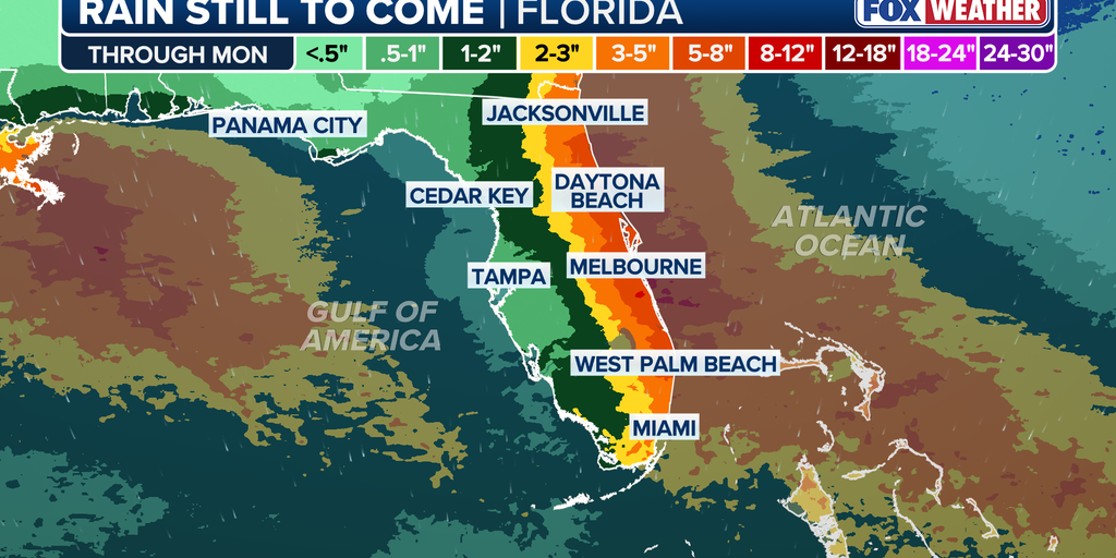 Tropical disturbance fuels Florida wet weekend, flooding threat