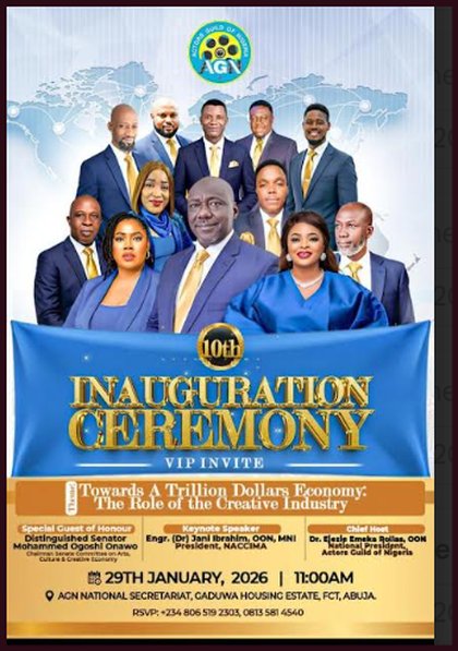 AGN Set To Inaugurate Newly Elected National Executive Council