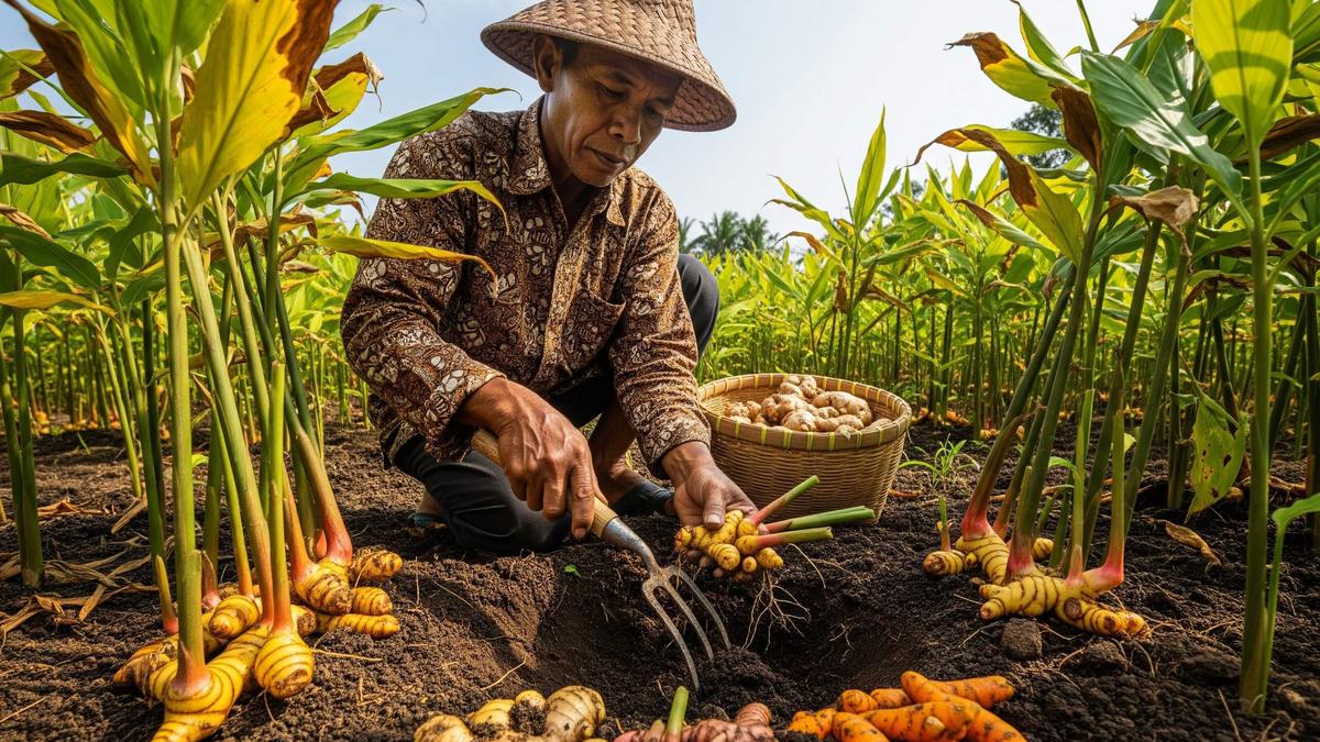 Cara Menanam Jahe, Lengkuas, dan Kunyit dalam Satu Lahan untuk Hasil Maksimal, Ikuti 7 Langkah Ini