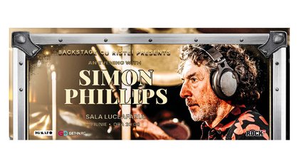 O seară cu Simon Phillips – 9 iunie, Sala Luceafărul – Legendarul toboșar Simon Phillips se întoarce la București, cu un recital inedit de jazz fusion de cea mai înaltă calitate