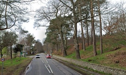 A93 closed at Crathes due to crash