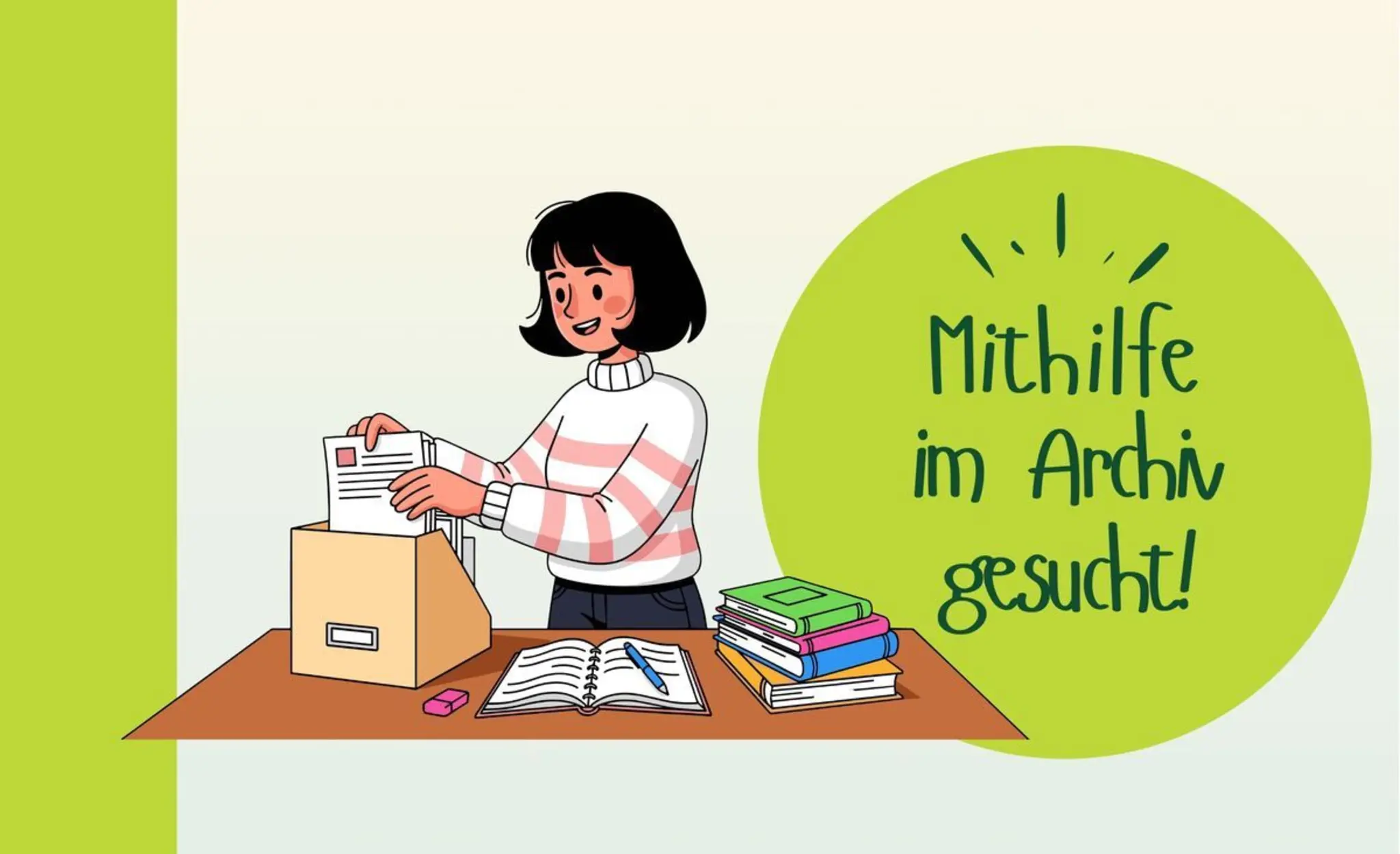 Naturgeschichte bewahren – im Archiv ehrenamtlich mithelfen