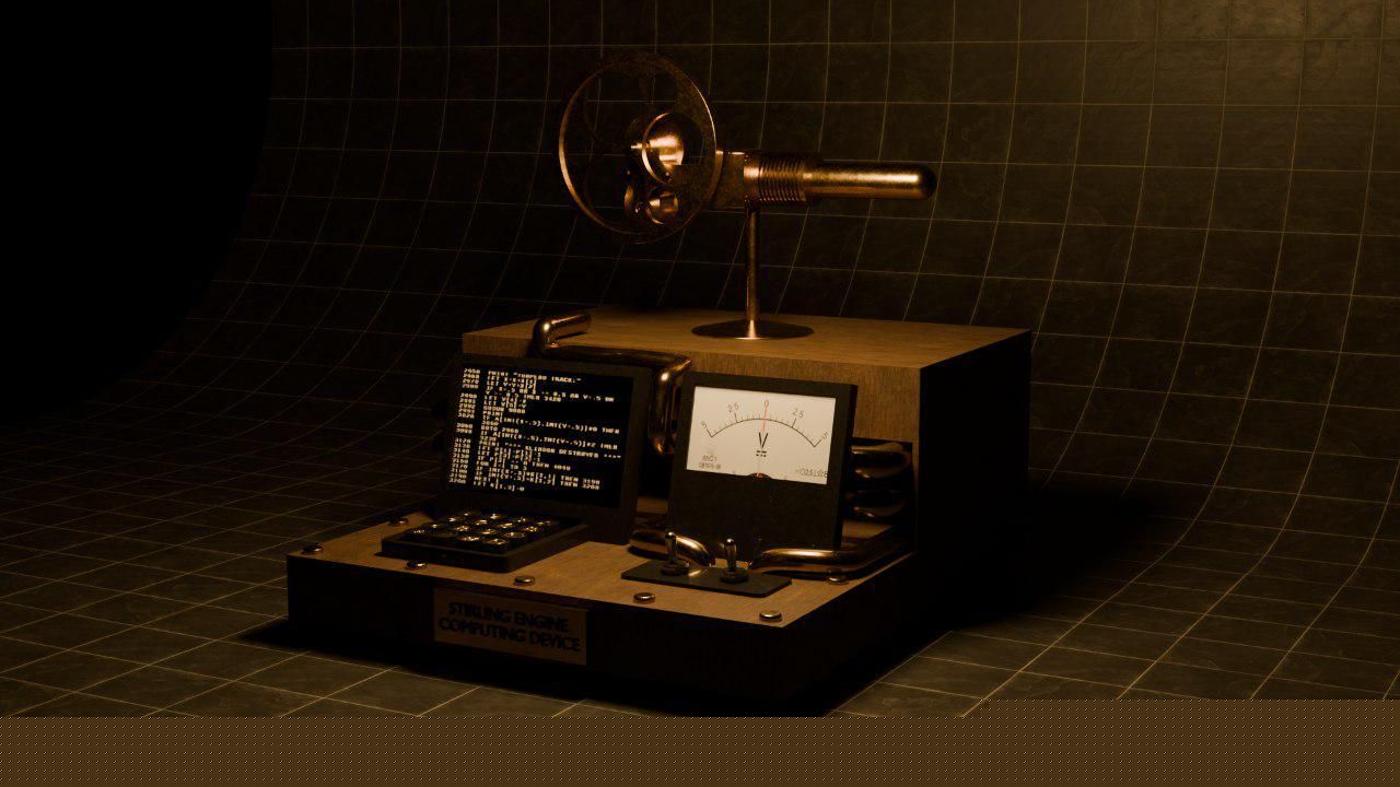 DIY modder creates 'heat engine computing device' powered by a Stirling engine, can run Tetris, Snake, and Pong — 80 MHz processor operates on just 150 milliwatts of power