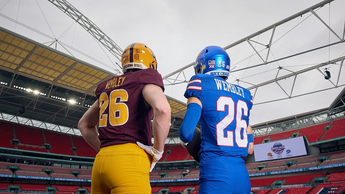 College football comes to London with Wembley Stadium set to host Arizona State-Kansas matchup in 2026