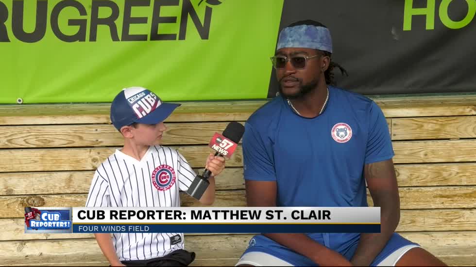 This week's ABC57 Cub Reporter is Matthew St. Clair