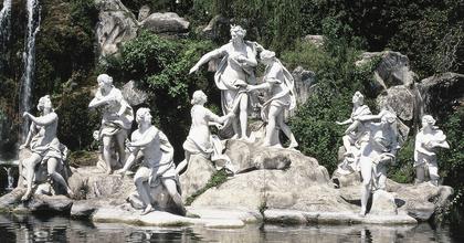 18th-Century Royal Palace at Caserta with the Park, the Aqueduct of Vanvitelli, and the San Leucio Complex