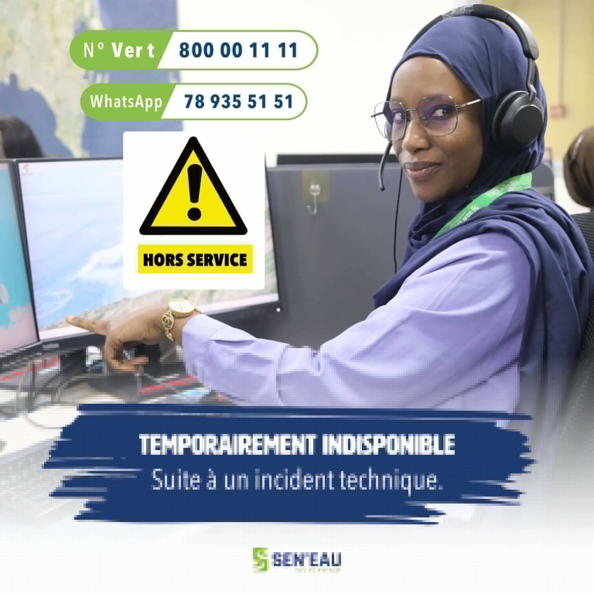 Numéro vert de SEN’EAU hors service : quels canaux pour contacter le service client ?