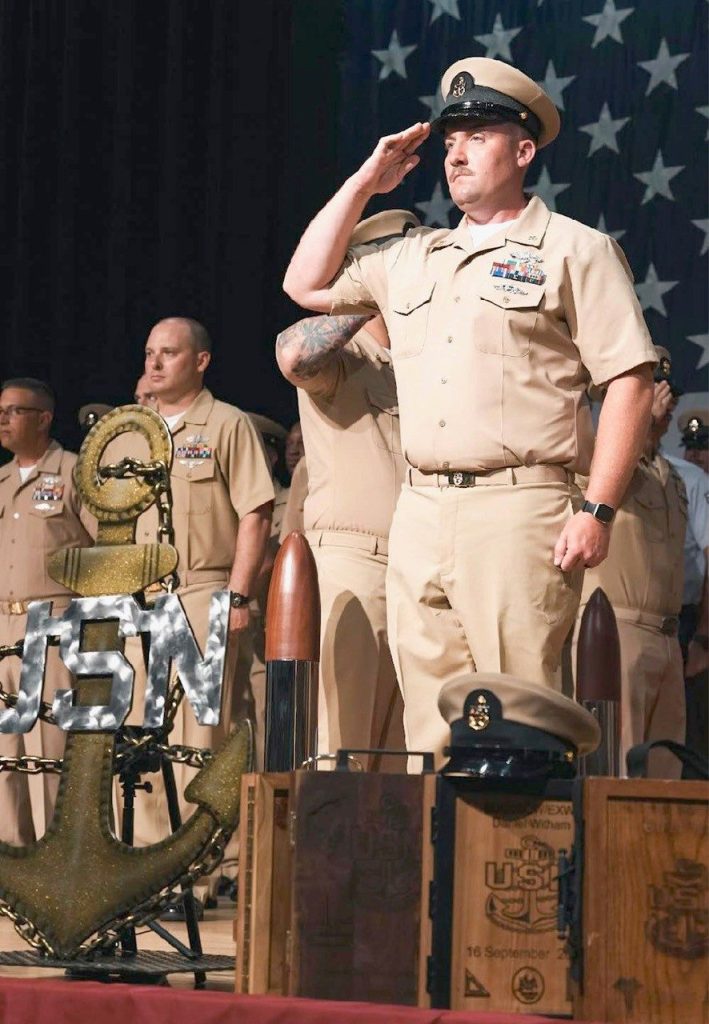 Jacob Miles Receives Navy Promotion