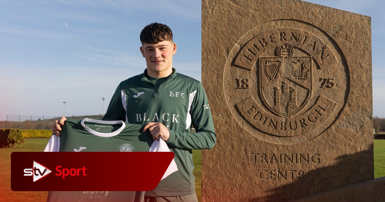Hibernian confirm signing of teenage forward Owen Elding