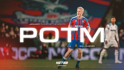 Hughes wins NET88 Player of the Month for January