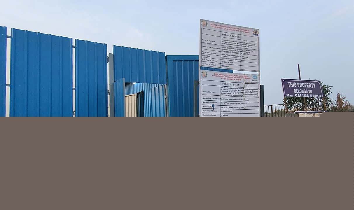 Building on a floodplain: Why residents and experts are warning against Chennai’s Sports City