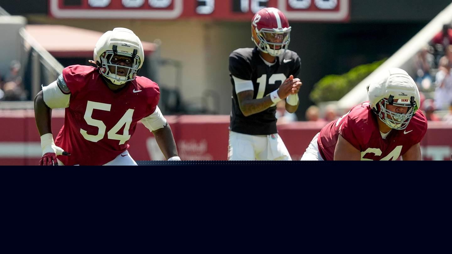 Alabama's RT battle is taking shape between two transfers who had 'great summers'