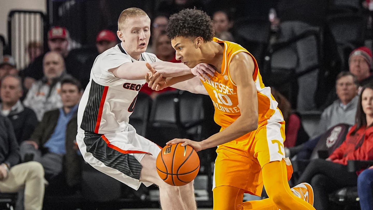Watch Nate Ament come out of his shell and show passion after Tennessee stunned Georgia