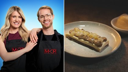 MKR Recipes Episode 8: Maria and Bailey’s Dulce de Leche, Chocolate Whisky and Pear Tart with Pear & Cardamom