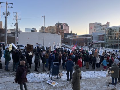 Another anti-ICE protest in Milwaukee, students walk out of Golda Meir School earlier